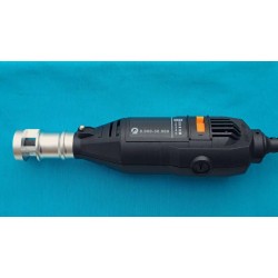 Máquina para moldar pontas de martelo, com adaptador e lixadeira de tambor