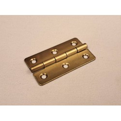Music desk hinge,  fitting brass polished