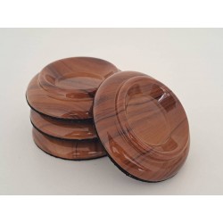 Upright piano castor caps