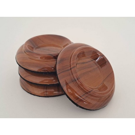 Upright piano castor caps