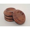 Upright piano castor caps
