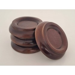 Upright piano castor caps