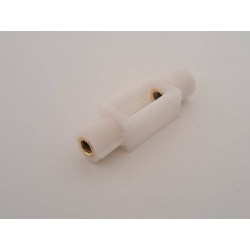 Screws Pedals, white, plastic, Turn buckle for muffler