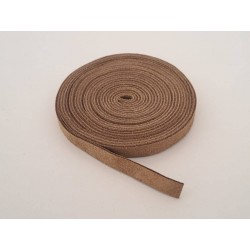 Genuine leather strip, light brown (2800 × 9 × 1.6 mm)